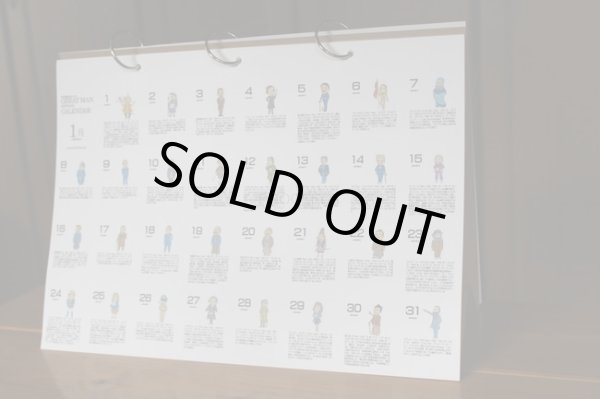 画像2: PROCEEDX3［偉人誕生日カレンダーA4タイプ　クラフト１色版（297×210mm）　］ 学習カレンダー (2)