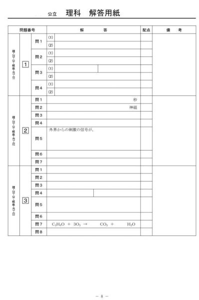 画像4: 高校入試 県別 過去問 2015年度 理科 (4)