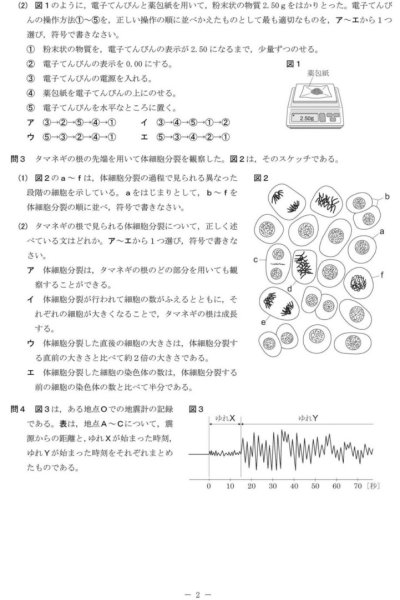 画像2: 高校入試 県別 過去問 2021年度 理科 (2)
