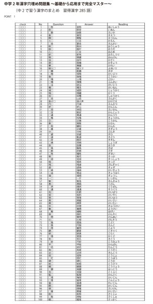 画像10: 中学2年漢字穴埋め問題集 〜完全マスター〜(1)応用+総合問題 (10)