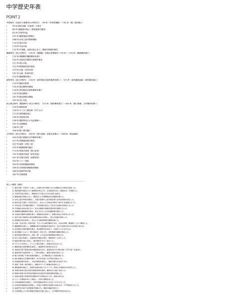 画像9: 中学歴史年表-日本の歴史を時代ごとにスッキリ整理!(2)基本 (9)