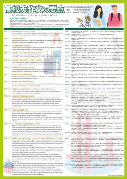 画像3: 学習ポスター高校英語２ A2サイズお値打ち2点セット日本製 (3)
