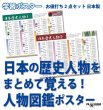 画像1: 日本の歴史人物をまとめて覚える！人物図鑑ポスター　2枚セット　日本製 (1)