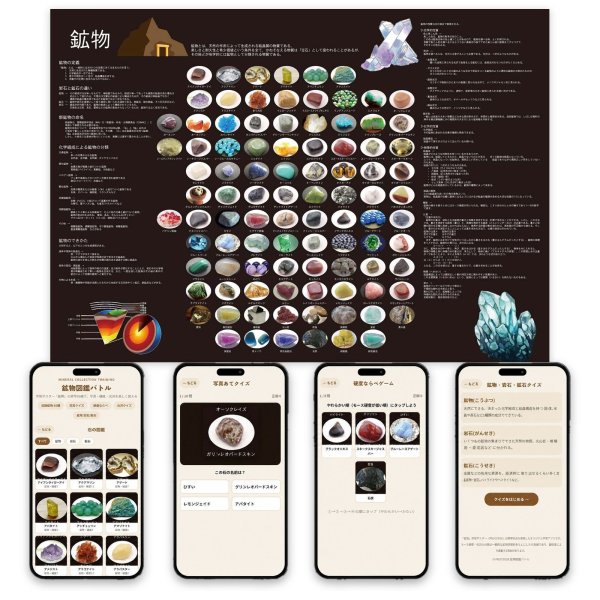 画像2: 【Webアプリ連動版】proceedx 0281 教育教材 学習ポスター 一般 家庭学習 知育 勉強 部屋 教室 掲示 (2)