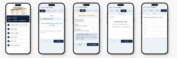 画像3: 【Webアプリ連動版】proceedx　学習ポスター0287高校数学公式集　数学2・B-1  　勉強部屋　教室　壁掛け　高1　高２　高３ (3)