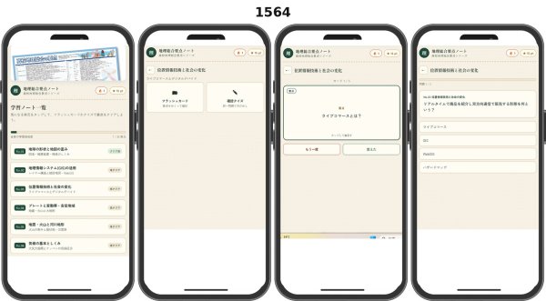 画像3: 【Webアプリ連動版】proceedx 学習ポスター1564高校地理総合の要点勉強部屋　教室　壁貼り　学習　大学受験　　 (3)
