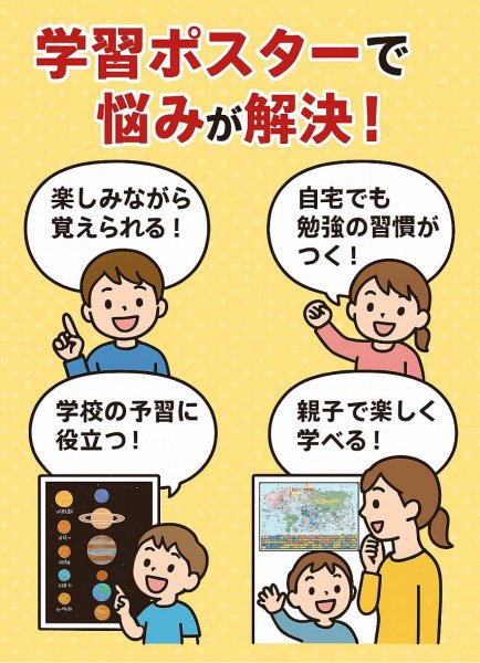 画像4: PROCEEDXお風呂ポスター　楽しく学べる！ふりがな・ローマ字つきで全国を旅するように覚える日本地図ポスター小学校低学年〜中学生向け A2サイズ 日本製 (4)