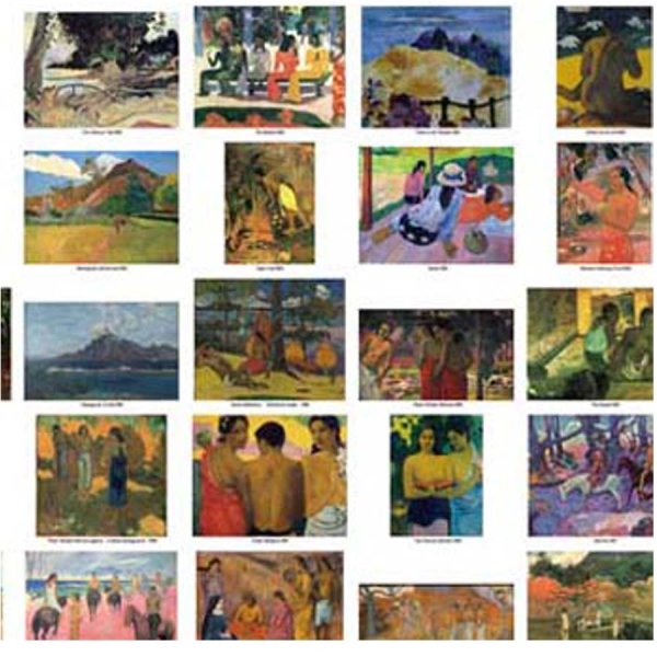 画像3: proceedx 名画 絵画ポスター pro-0252 世界の名画集VOL.3 ポール・ゴーギャン額フレーム付 送料無料  アートインテリア カフェ 店舗  (3)