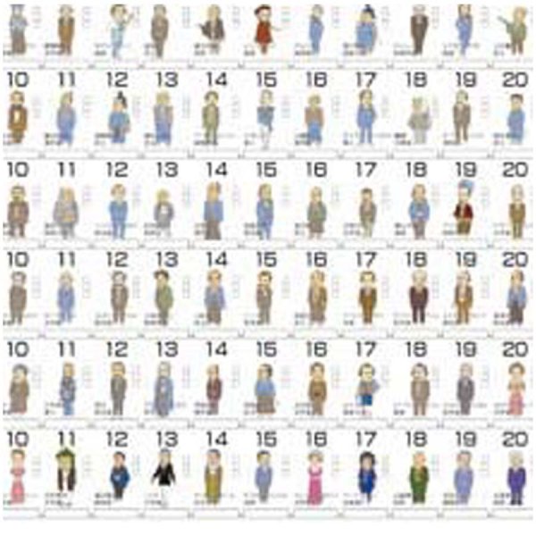 画像3: proceedx　学習ポスター0263偉人誕生日カレンダー（イベント対応版）　A2　送料無料　折り目無し送付　勉強部屋　教室　壁掛け　学生　一般 (3)