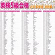 画像6: proceedx　学習ポスター10049英検5級合格　必須英単語、熟語集1送料無料　勉強部屋　教室　壁掛け　学生　一般 (6)