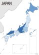 画像5: PROCEEDX美しい日本地図学習ポスターミニマルマップA2サイズ 7点セット 日本製 折り目なし送付 影付き1331 (5)