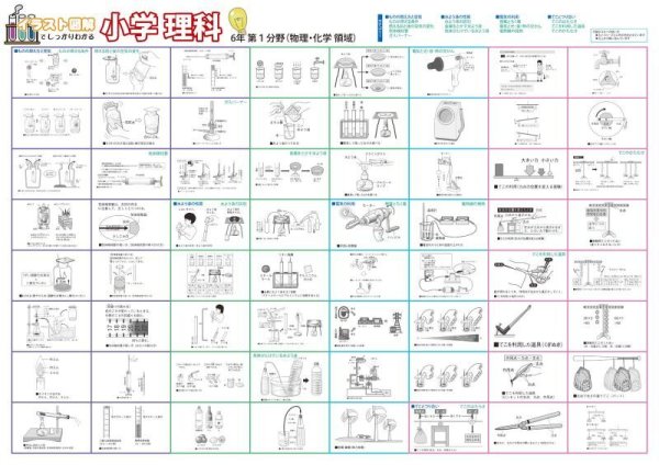 画像5: proceedx学習ポスター 小学理科図解特別セット A2サイズ 5点 折り目無し送付 日本製 (5)