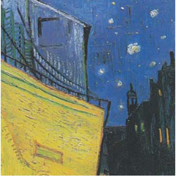 画像4: proceedx名画 絵画ポスター2007夜のカフェテラス/ゴッホ額フレーム付 送料無料 アートインテリア カフェ 店舗 オフィス 壁掛け 新築祝 (4)