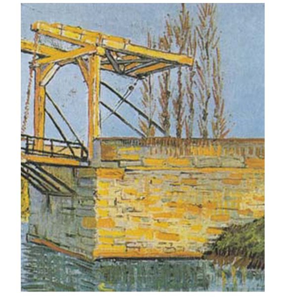 画像4: proceedx名画 絵画ポスター2008アルルの跳ね橋/ゴッホ額フレーム付 送料無料 アートインテリア カフェ 店舗 オフィス 壁掛け 新築祝 (4)