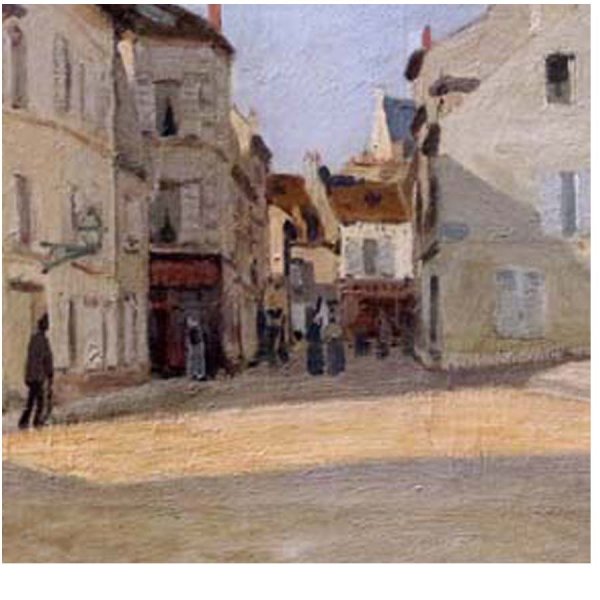 画像4: proceedx名画 絵画ポスター2010アルジャントゥイユ広場/シスレー額フレーム付 送料無料 アートインテリア カフェ 店舗 オフィス  (4)