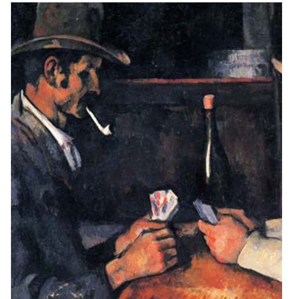 画像4: proceedx名画 絵画ポスター2013カード遊びをする人々/セザンヌ額フレーム付 送料無料 アートインテリア カフェ 店舗 オフィス 壁掛け (4)