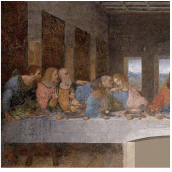 画像4: proceedx名画 絵画ポスター2016最後の晩餐(1498)額フレーム付 送料無料 アートインテリア カフェ 店舗 オフィス 壁掛け 新築祝 (4)