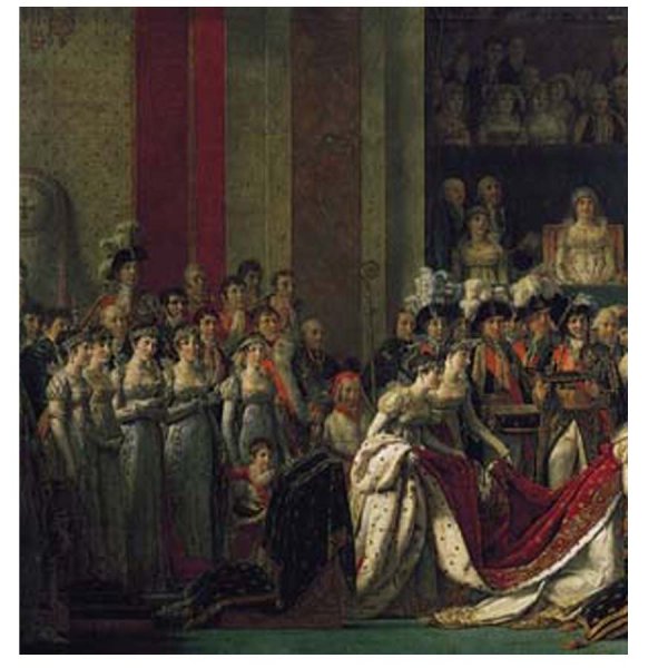 画像4: proceedx名画 絵画ポスター2019皇帝ナポレオンの聖別式と皇妃ジョゼフィーヌの戴冠/ダヴィッド額フレーム付 送料無料 アートインテリア (4)