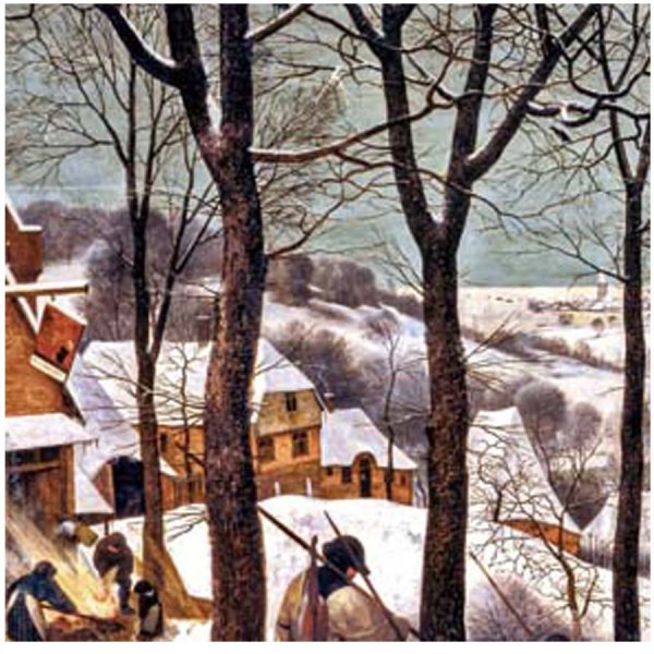 画像4: proceedx名画 絵画ポスター2025雪中の狩人/ブリューゲル額フレーム付 送料無料 アートインテリア カフェ 店舗 オフィス 壁掛け 新築祝 (4)