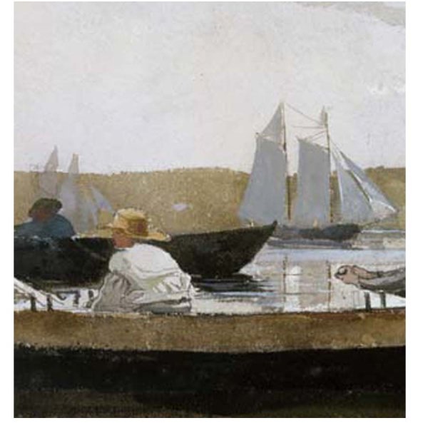 画像4: proceedx名画 絵画ポスター2028ボートにのる少年/ホーマー額フレーム付 送料無料 アートインテリア カフェ 店舗 オフィス 壁掛け 新築祝 (4)