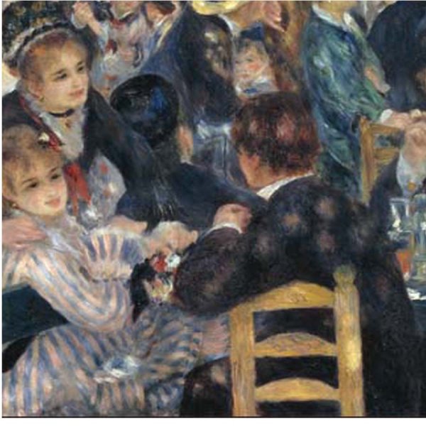 画像5: proceedx名画 絵画ポスター2036ムーラン・ド・ラ・ギャレットの舞踏会/ルノワール額フレーム付 送料無料 アートインテリア カフェ 店舗  (5)