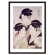 proceedx名画2054当時三美人/喜多川歌麿額フレーム付　送料無料　アートインテリア　カフェ　店舗　オフィス　壁掛け　新築祝