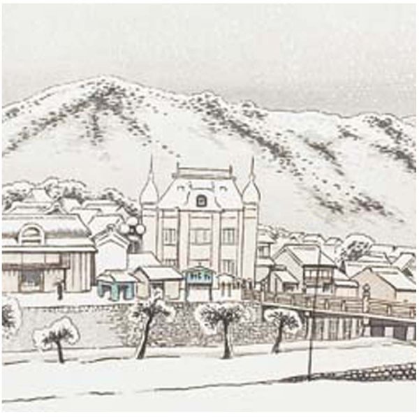 画像4: proceedx名画 絵画ポスター2057京都三条大橋/橋口五葉額フレーム付 送料無料 アートインテリア カフェ 店舗 オフィス 壁掛け 新築祝 (4)