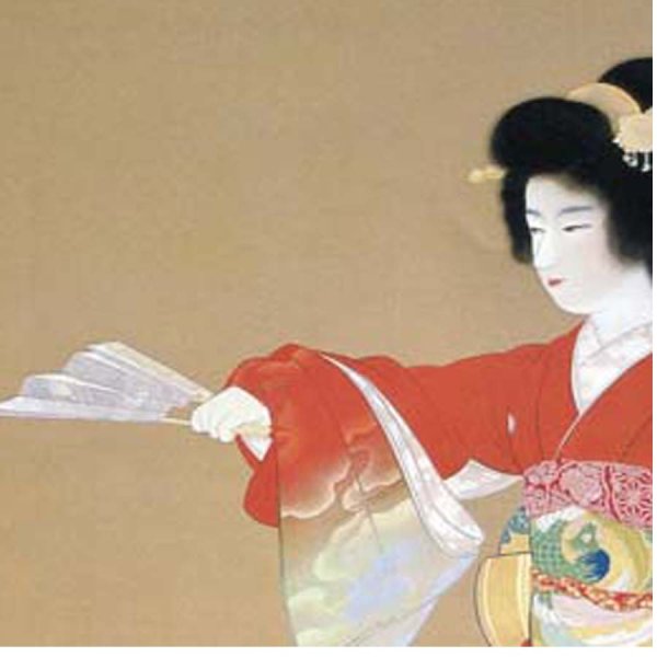 画像4: proceedx名画 絵画ポスター2061序の舞/上村松園額フレーム付 送料無料 アートインテリア カフェ 店舗 オフィス 壁掛け 新築祝 (4)