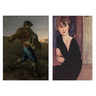 名画お値打ち2枚セット】ドラクロワ＆ピサロ A3サイズ 名作絵画