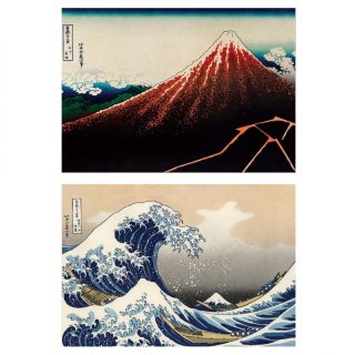名画お値打ち5枚セット】歌川広重＆葛飾北斎 A3サイズ 浮世絵・風景画