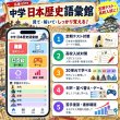 画像4: 【Webアプリ連動版】proceedx 0979 中学 日本歴史用語集 学習ポスター 一般 家庭学習 知育 勉強 部屋 教室 掲示 (4)